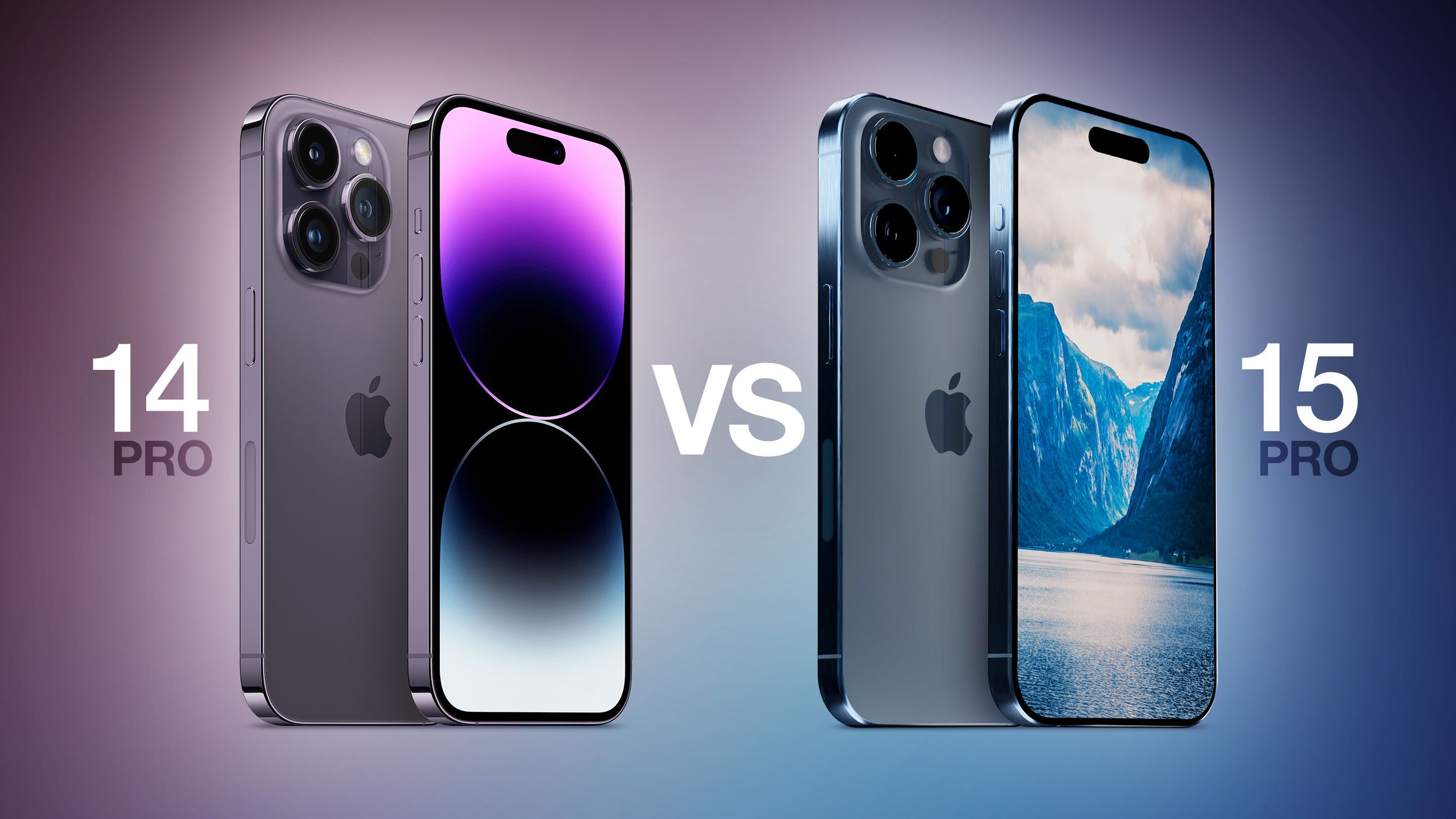 difference between iphone 14 and 15 pro max camera