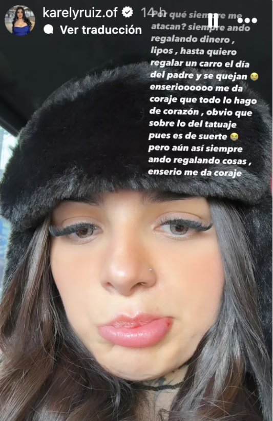 ¿Canceló el concurso? Karely Ruiz EXPLOTA ante críticas por ofrecer 200